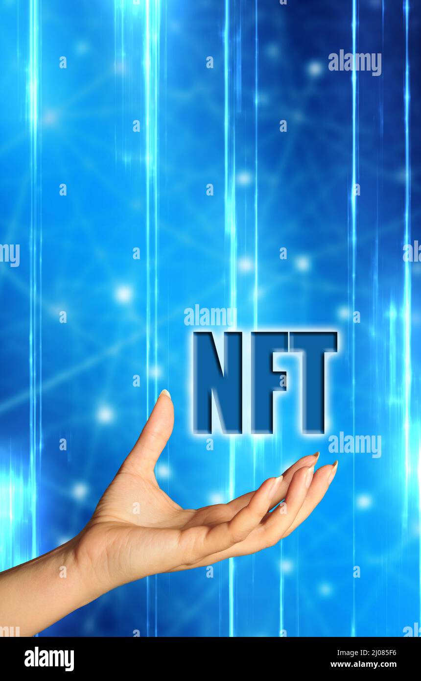 NFT - jetons non fongibles Banque D'Images