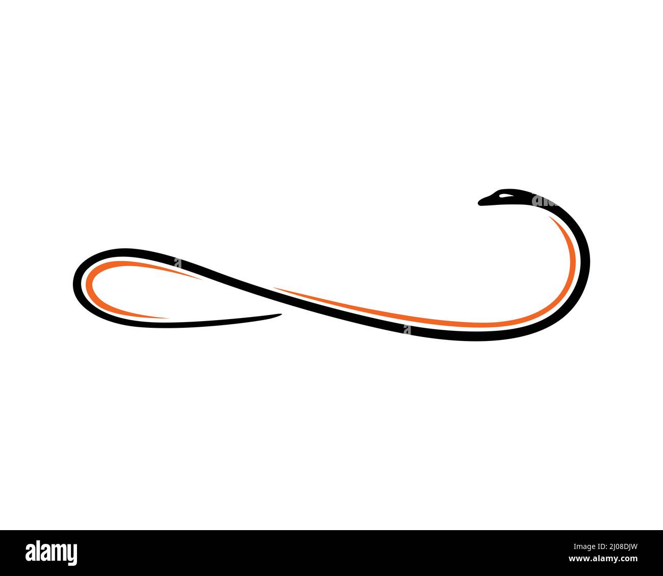 Serpent forme un symbole infini ou un symbole serpent infini Illustration de Vecteur