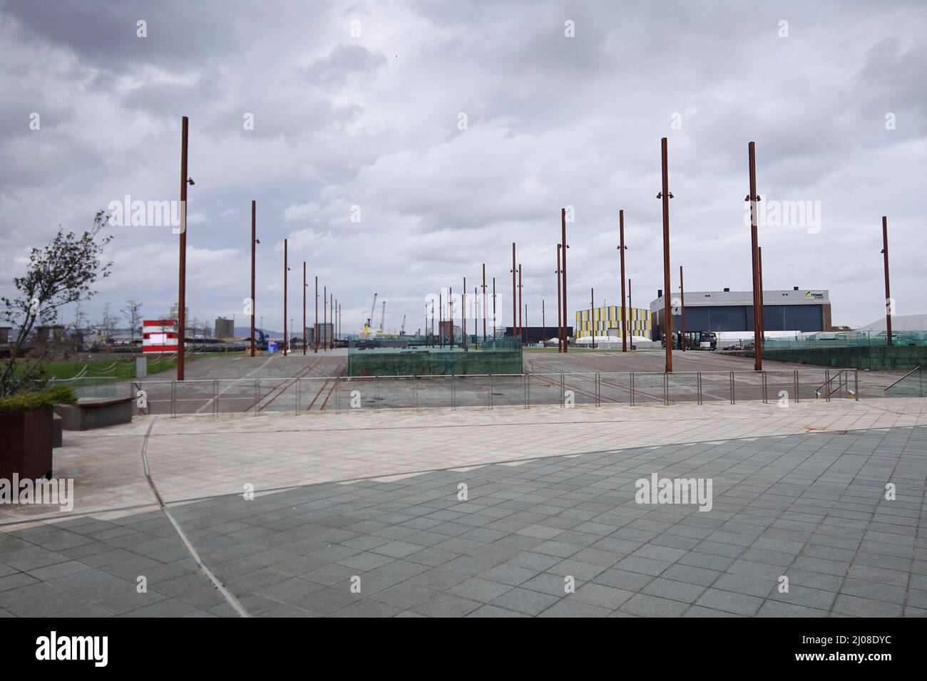 Cale sèche Titanic au Titanic Experience Belfast Banque D'Images