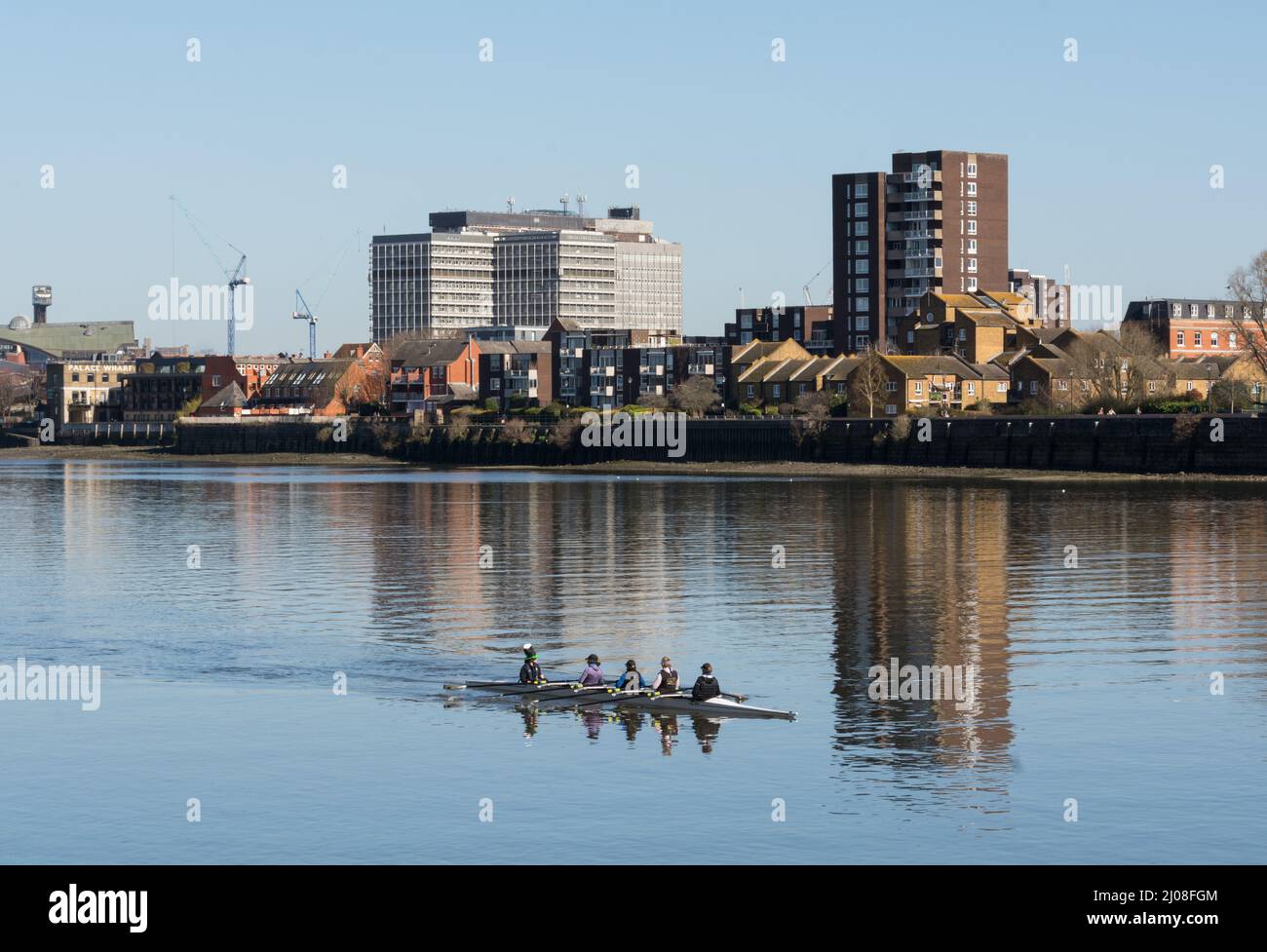 Charing Cross Hospital à Hammersmith SW Londres, Angleterre, Royaume-Uni Banque D'Images