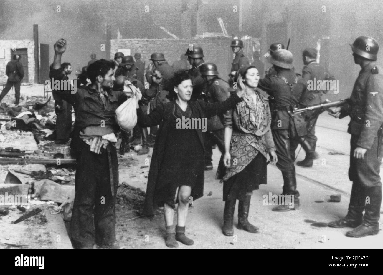 Le mur du ghetto de varsovie Banque de photographies et d’images à