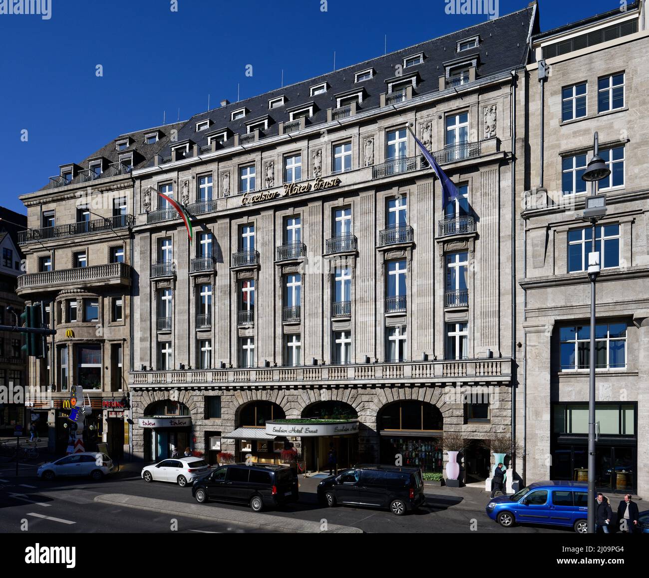 Cologne, Allemagne 07 mars 2022: Excelsior Hotel Ernst un hôtel de luxe 5 étoiles au centre de Cologne Banque D'Images