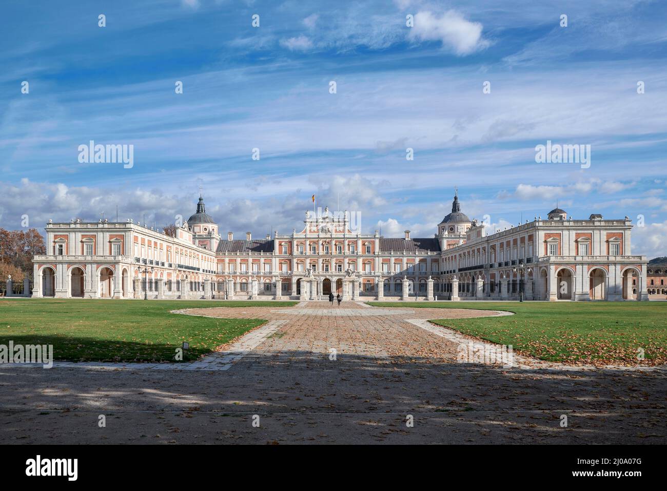 Palais royal (Palacio Real) de la ville d'Aranjuez, Madrid, Espagne, Europe Banque D'Images