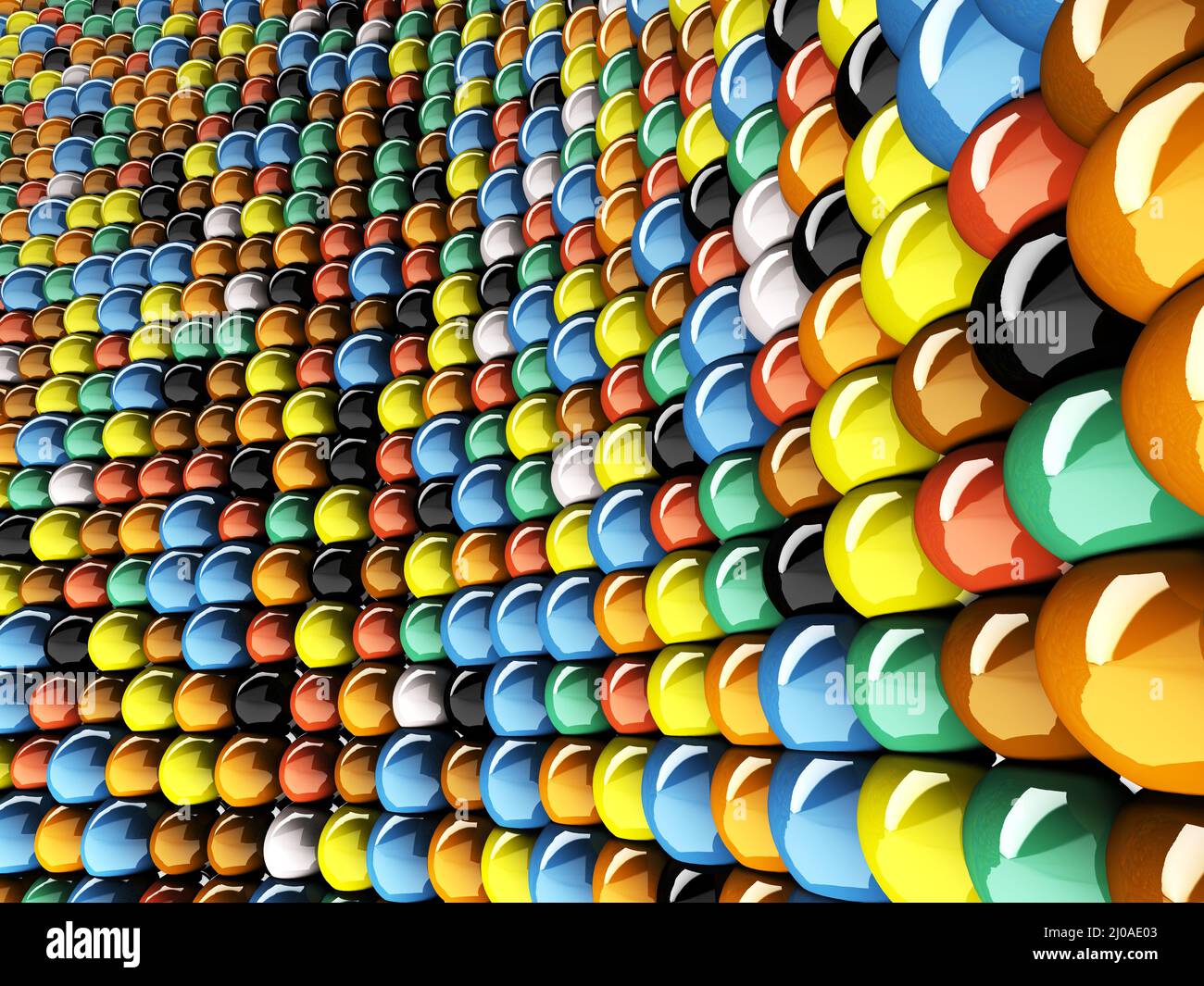 Mur de mosaïque Banque D'Images