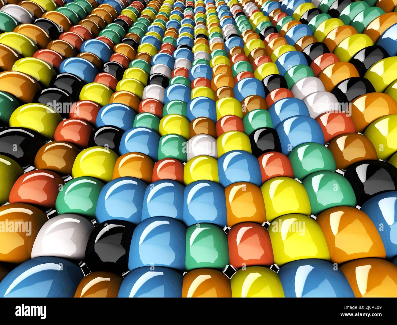 Mur de mosaïque Banque D'Images