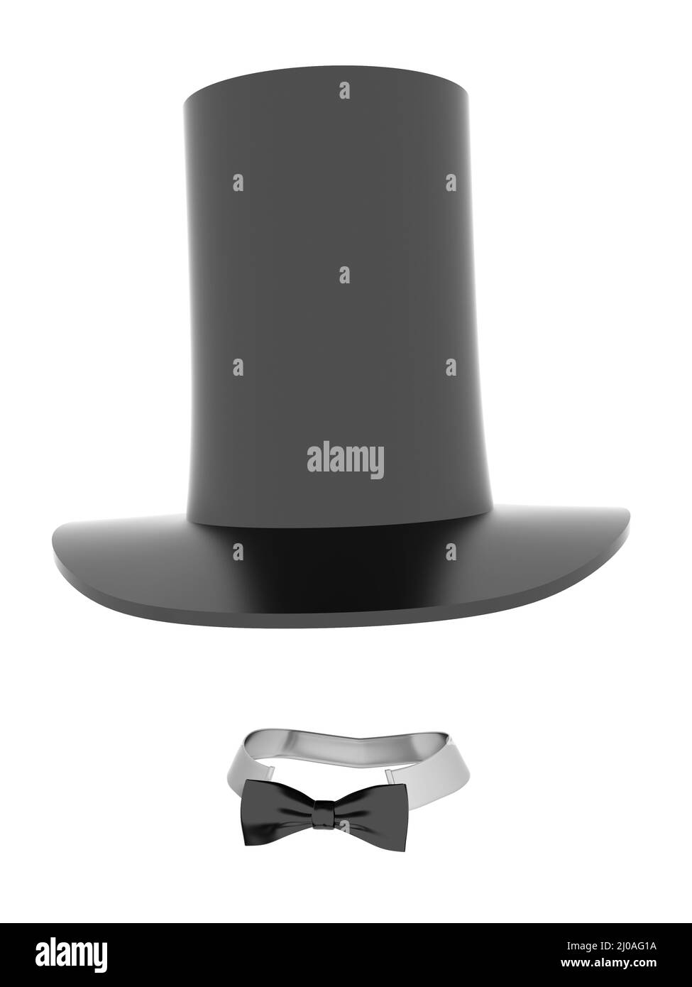 Chapeau de magicien Banque d'images noir et blanc - Alamy