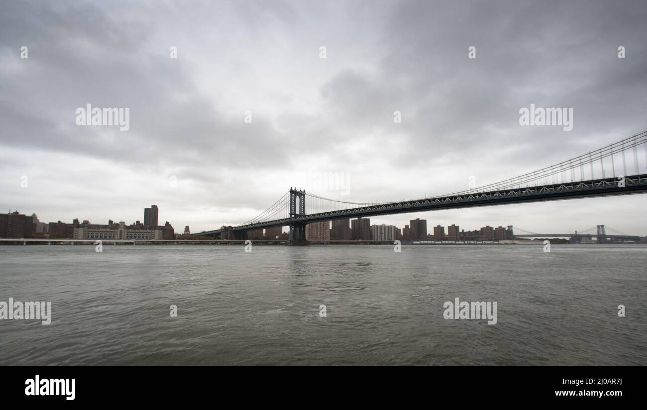 Manhattan Bridge Banque D'Images