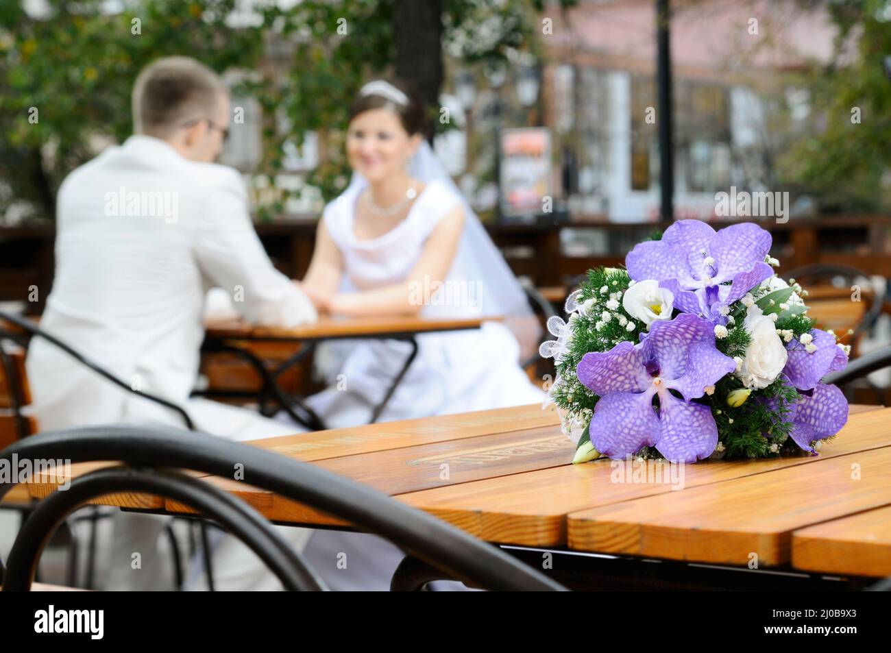Fleurs de mariage Banque D'Images