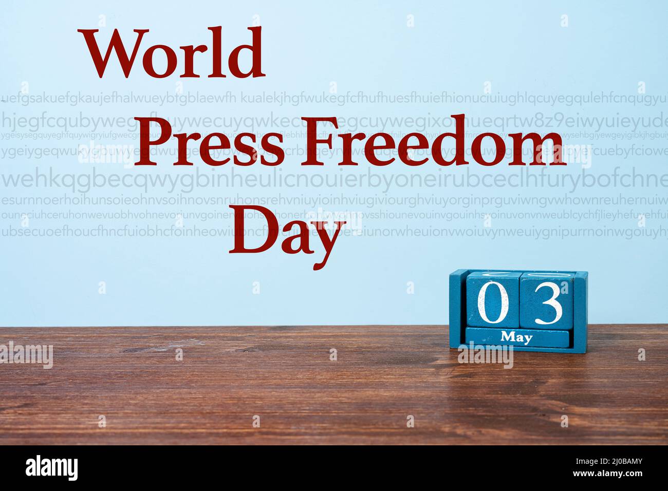 La célébration de la Journée mondiale de la liberté de la presse le 3 mai Banque D'Images