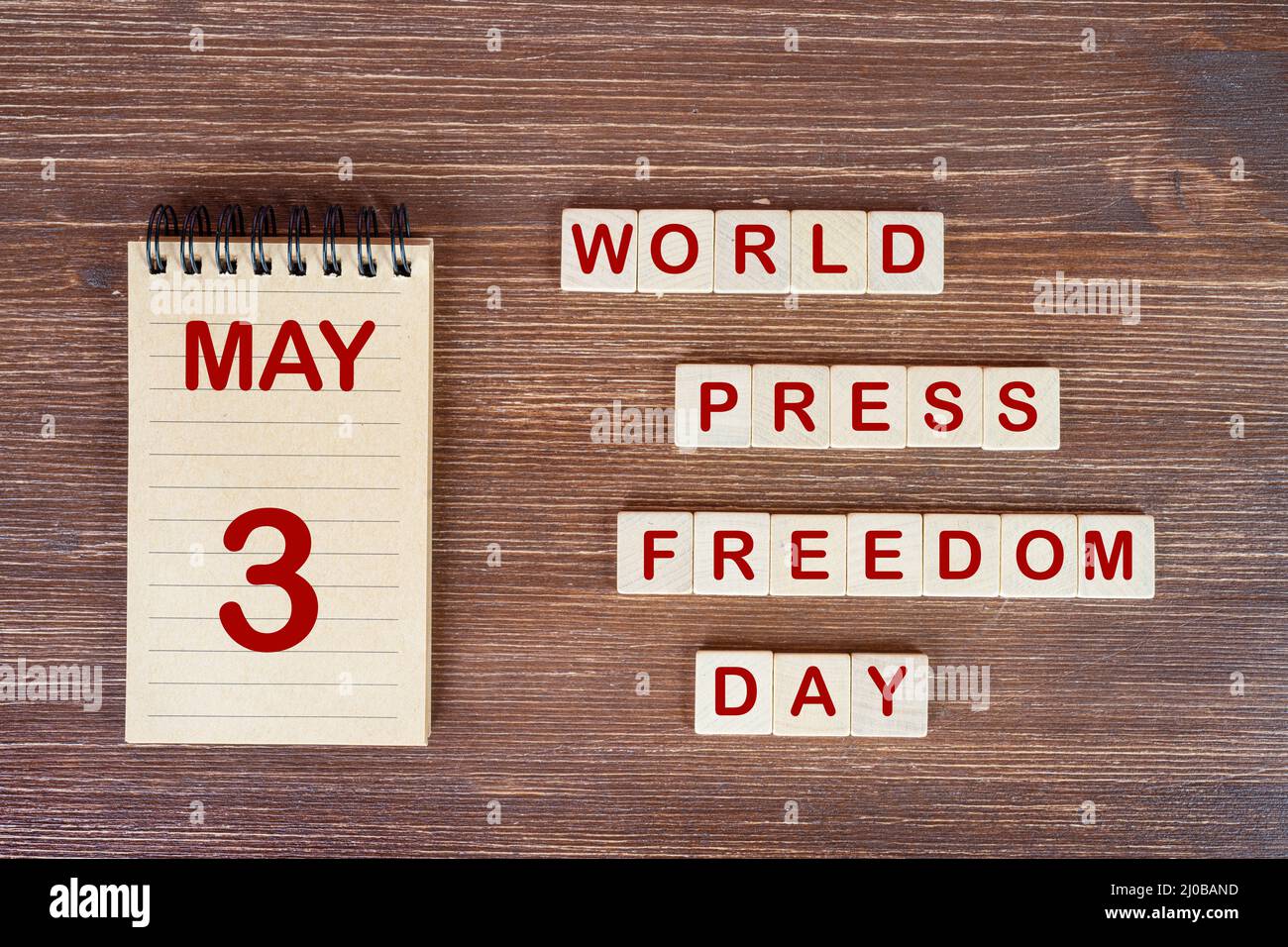 La célébration de la Journée mondiale de la liberté de la presse le 3 mai Banque D'Images