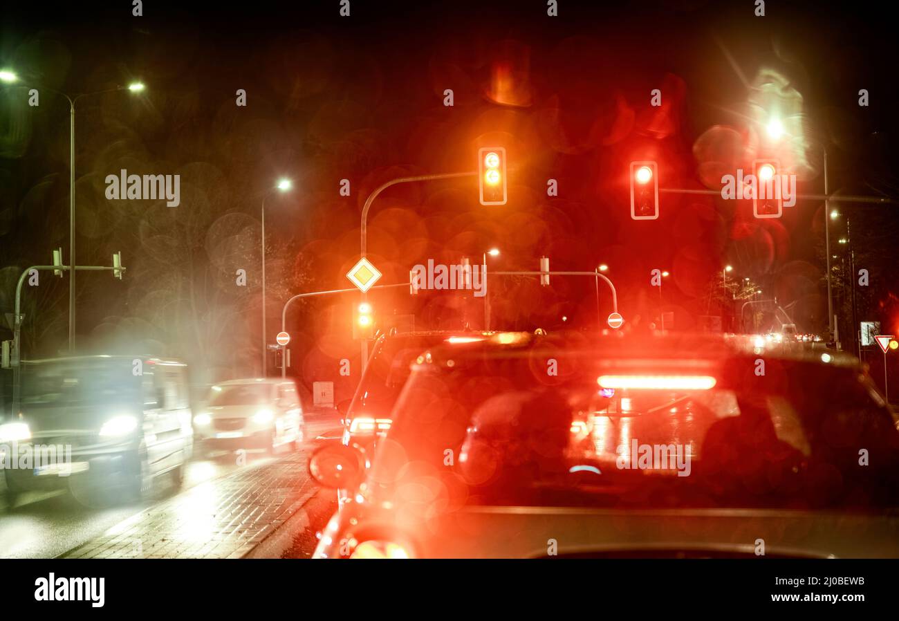 Feux de signalisation rouges Banque de photographies et d’images à ...