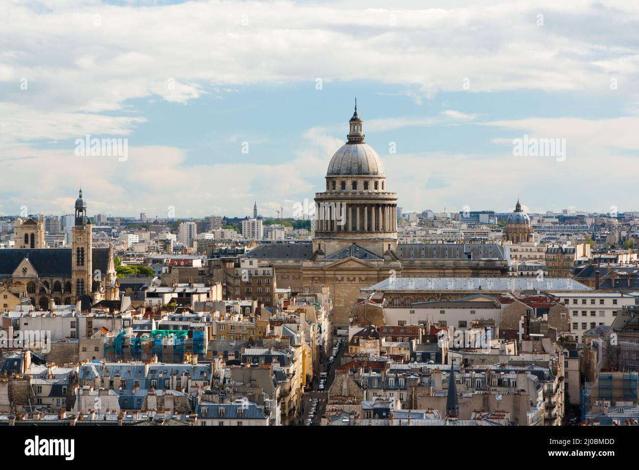 Gargouille sur la cathédrale Notre Dame, Paris, France Banque D'Images