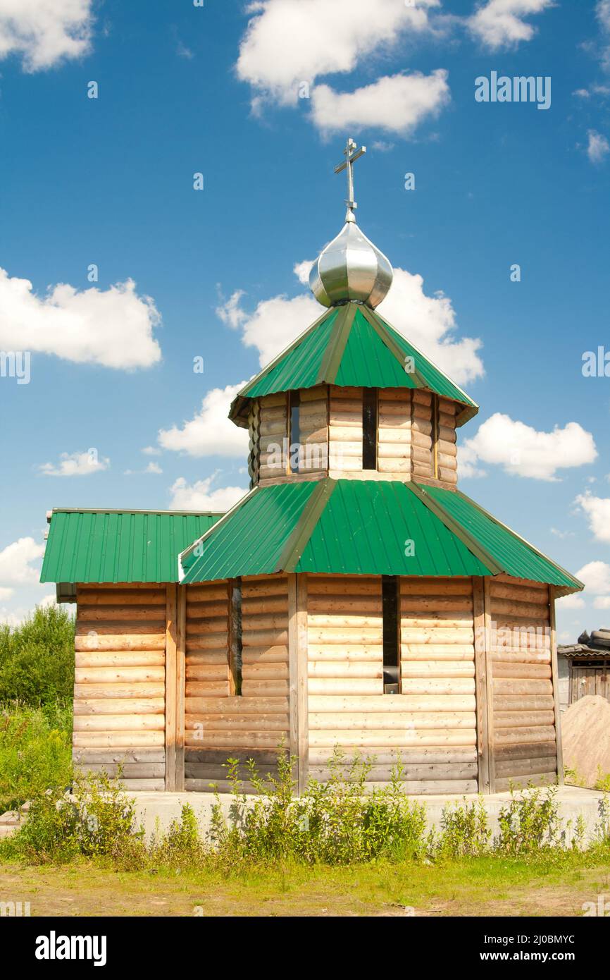 L'église dans la ville de Lyuban de Leningrad oblast Russie Banque D'Images