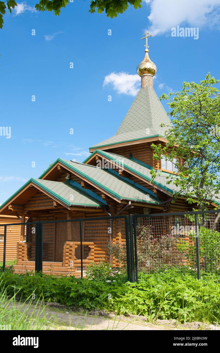 L'église Saint-Nicolas, Vsevolozhsk, oblast de Leningrad, Russie Banque D'Images