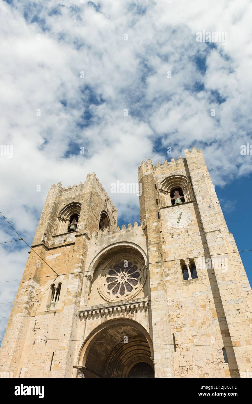 Cathédrale Se, la principale et la plus ancienne église à Lisbonne, Portugal Banque D'Images