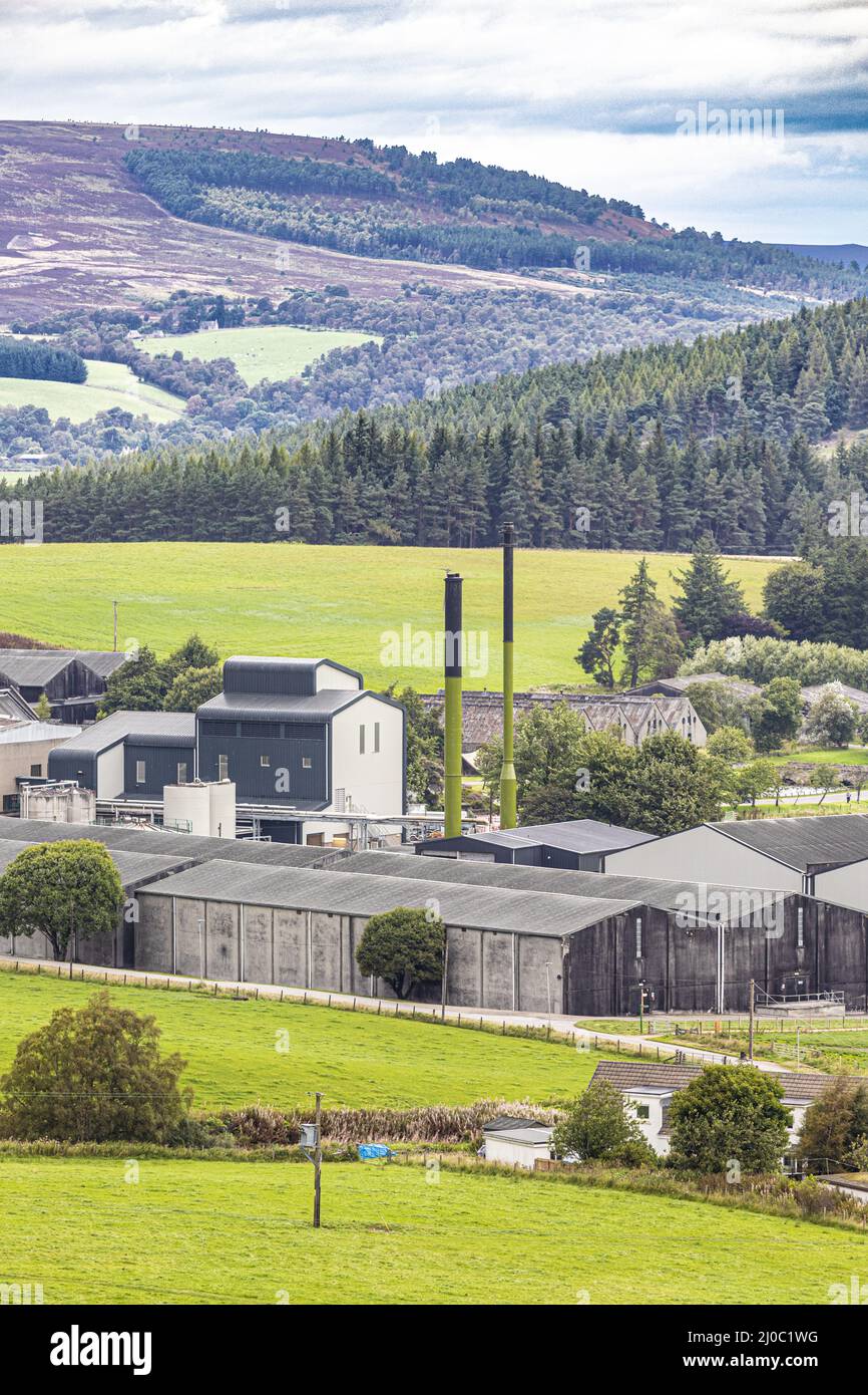 Distillerie Glenlivet près de Tomintoul, Moray, Écosse, Royaume-Uni. Banque D'Images