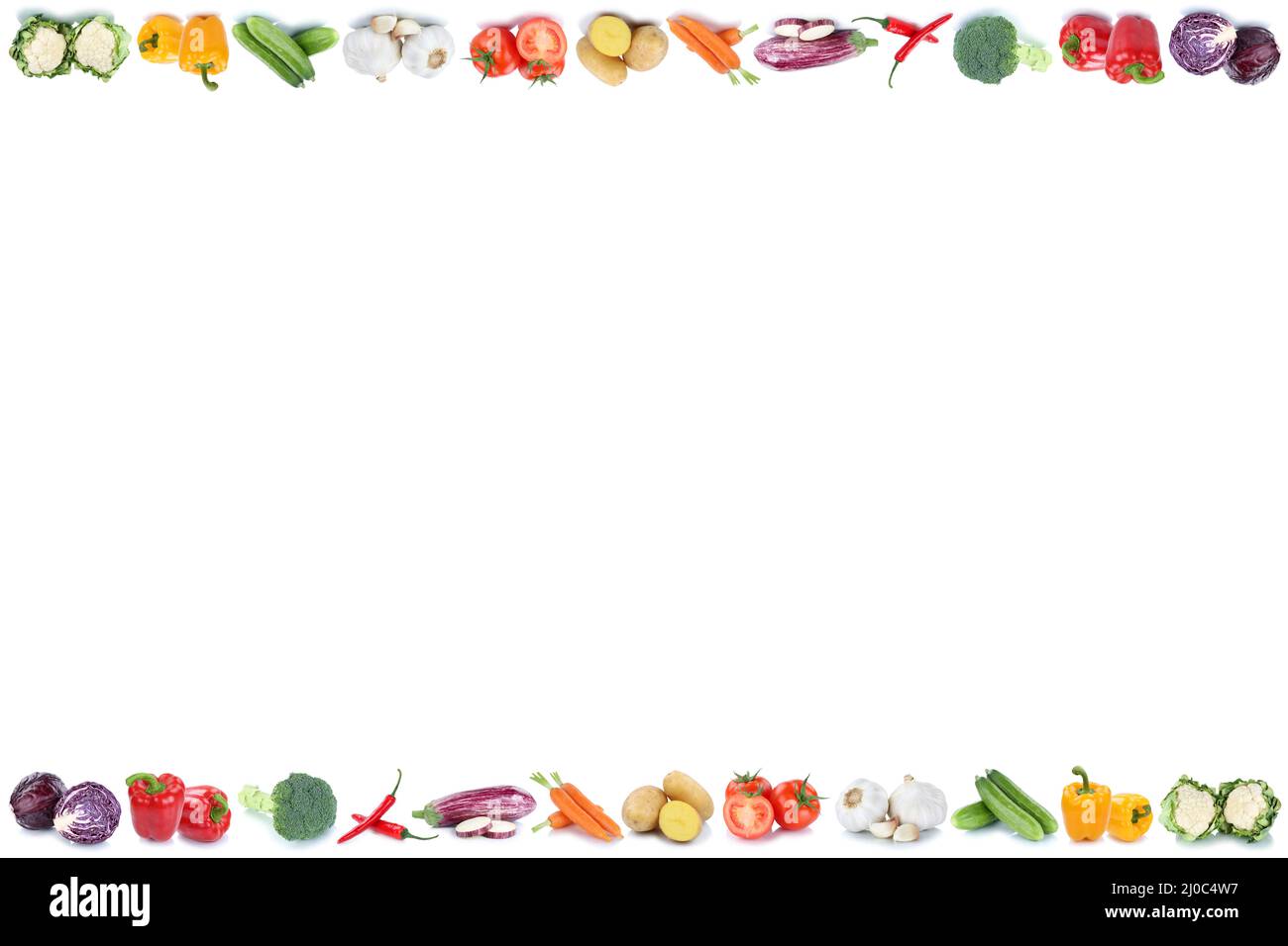 Légumes texte espace libre copyspace carottes tomates fraîches poivrons Banque D'Images