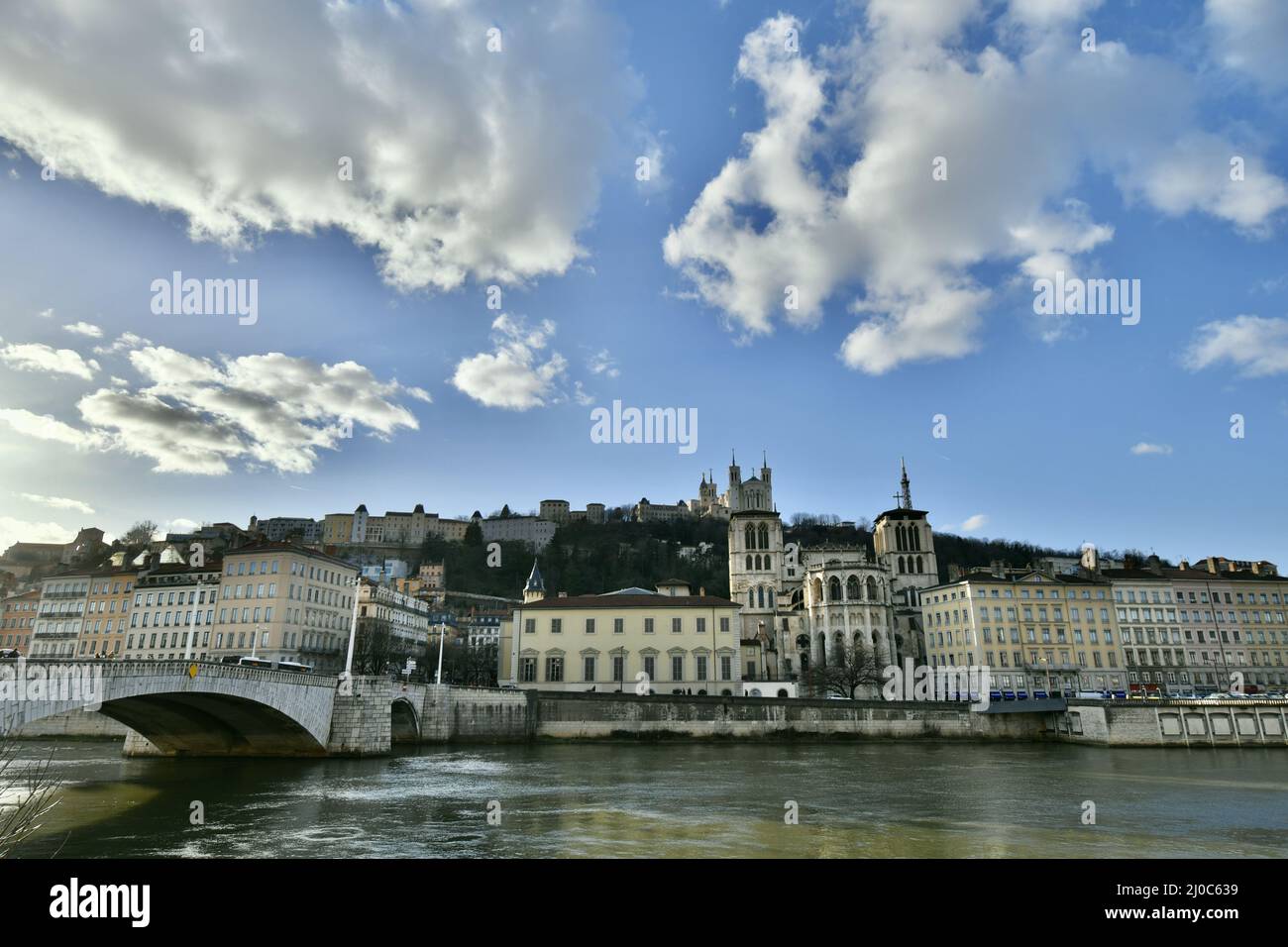 Colline de Fourvière à Lyon, France Banque D'Images