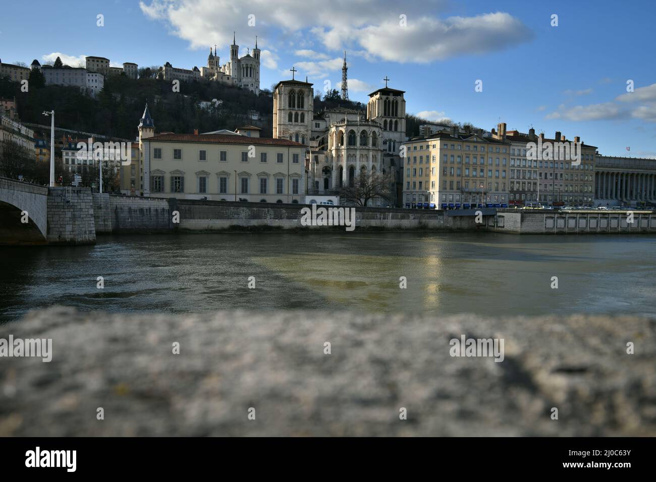 Colline de Fourvière à Lyon, France Banque D'Images