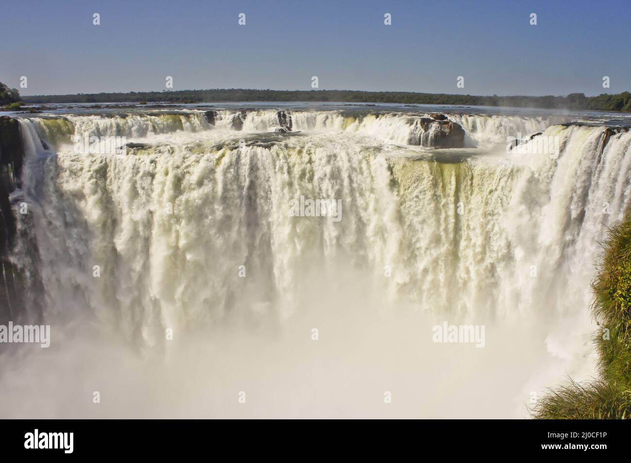 Chutes d'Iguaçu au Brésil, en Amérique du Sud Banque D'Images