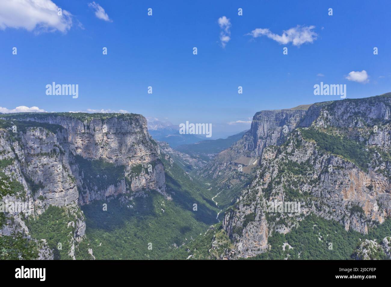 Gorge de Vikos, Zagorochoria, Ipiros, Grèce Banque D'Images