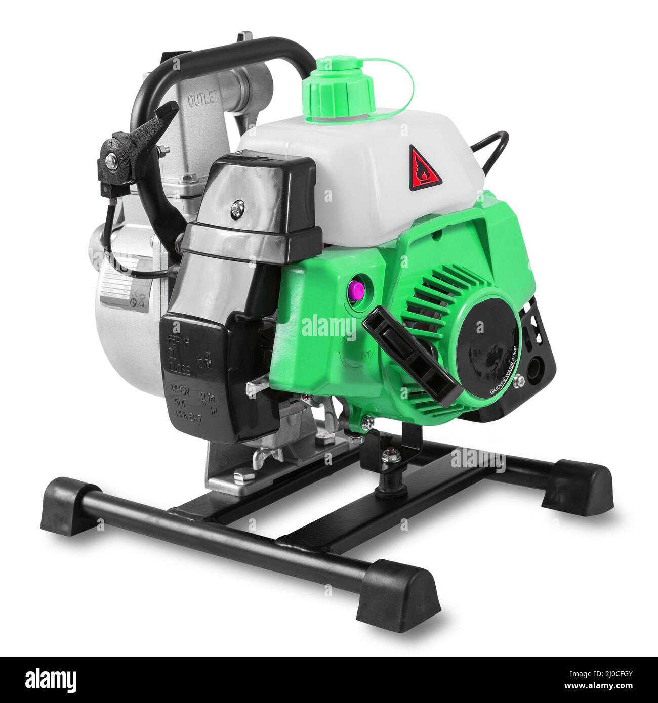 Pompe à essence pour l'eau Banque D'Images