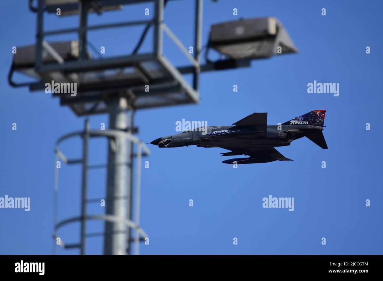 F-4 turc Pahntom 2020 salon aérien à Teknofest IstbulTurkiye 20.10.2021 Banque D'Images
