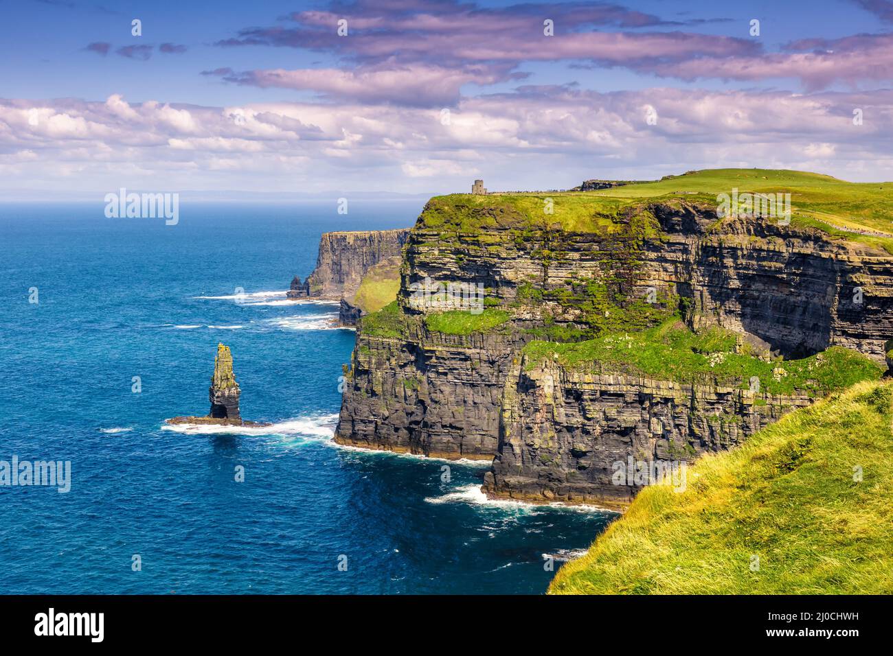 Falaises de Moher falaises Irlande voyage mer tourisme nature océan Banque D'Images