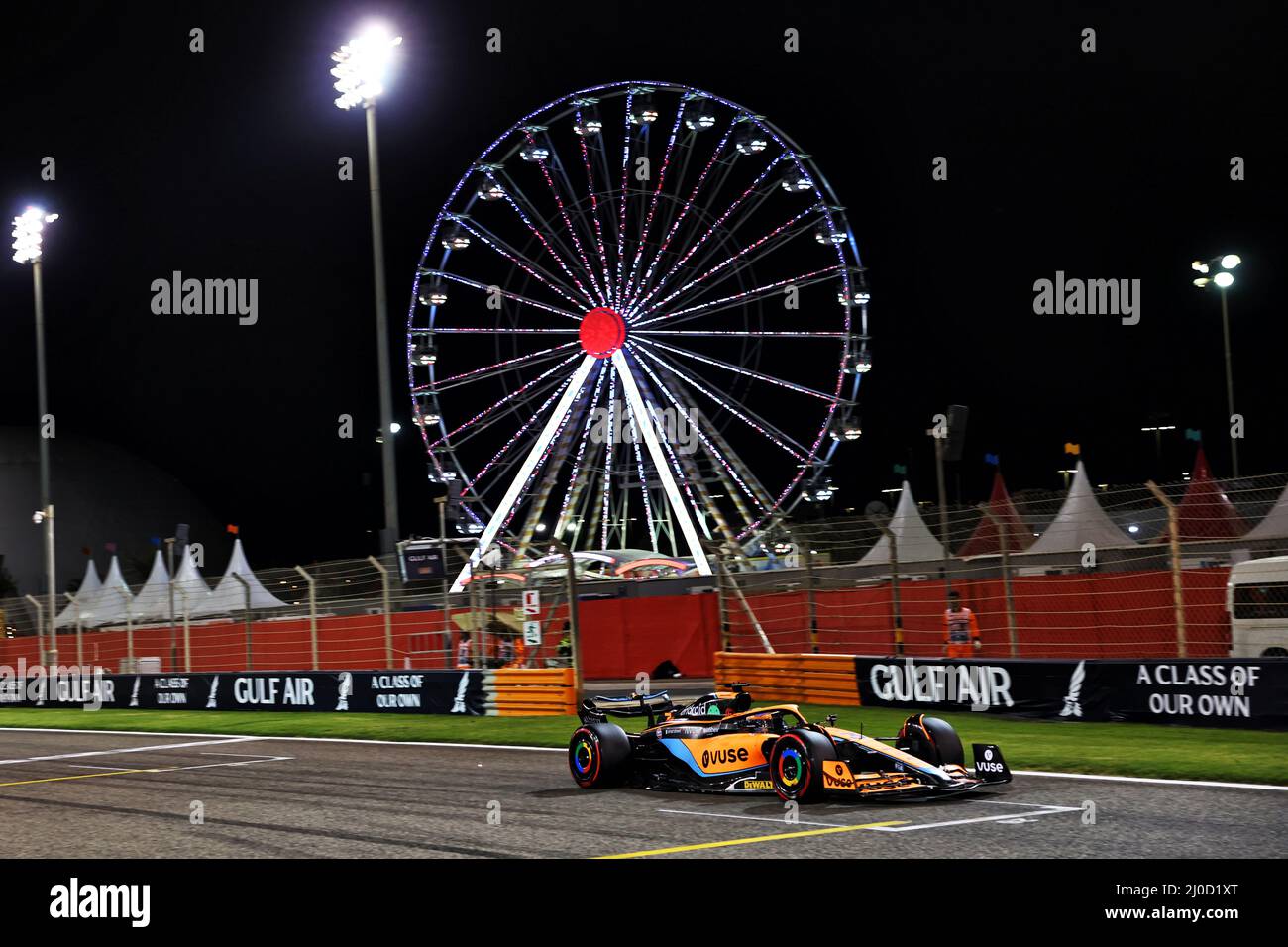 Sakhir, Bahreïn. 18th mars 2022. Daniel Ricciardo (AUS) McLaren MCL36. 18.03.2022. Credit: XPB Images Ltd/Alay Live News Banque D'Images