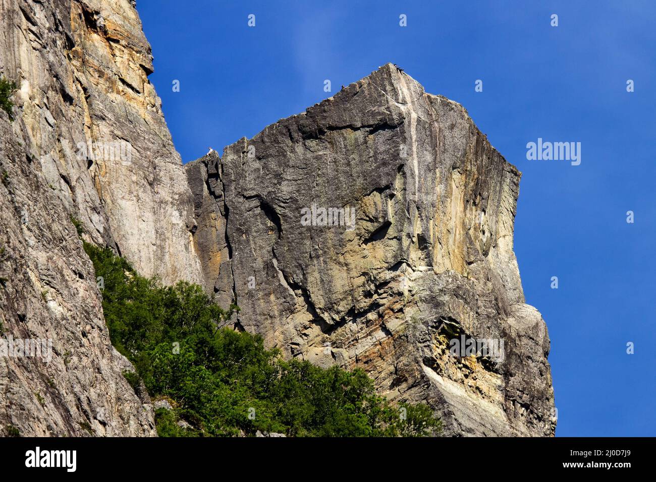 Preikestolen - Norvège - Lysefjord Banque D'Images