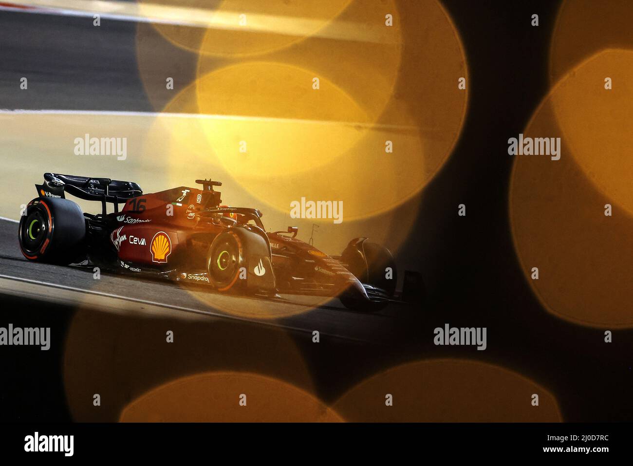 Sakhir, Bahreïn. 18th mars 2022. Charles Leclerc (mon) Ferrari F1-75. 18.03.2022. Credit: XPB Images Ltd/Alay Live News Banque D'Images