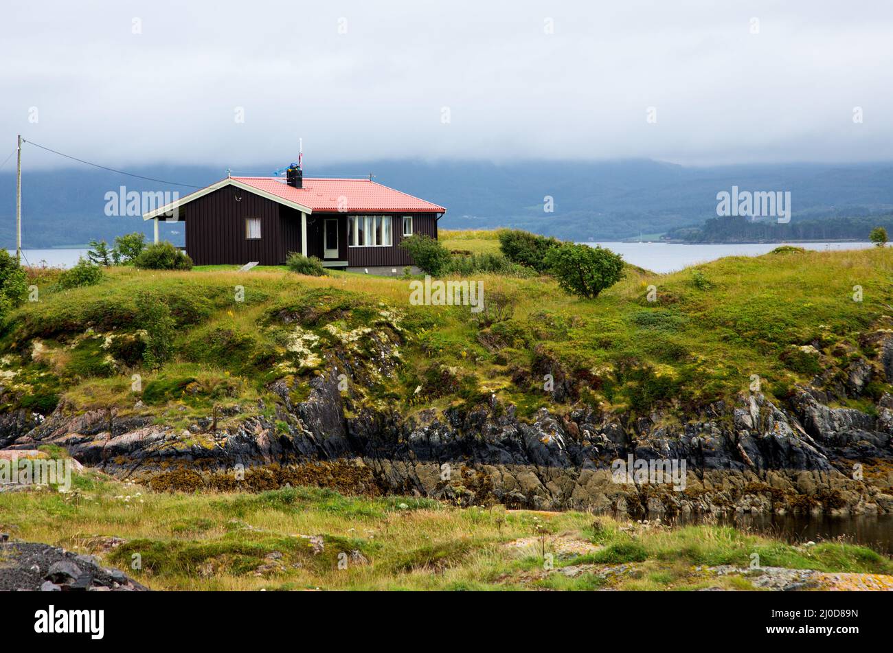 Norvège - route de l'océan Atlantique - route de l'Atlantique. Banque D'Images