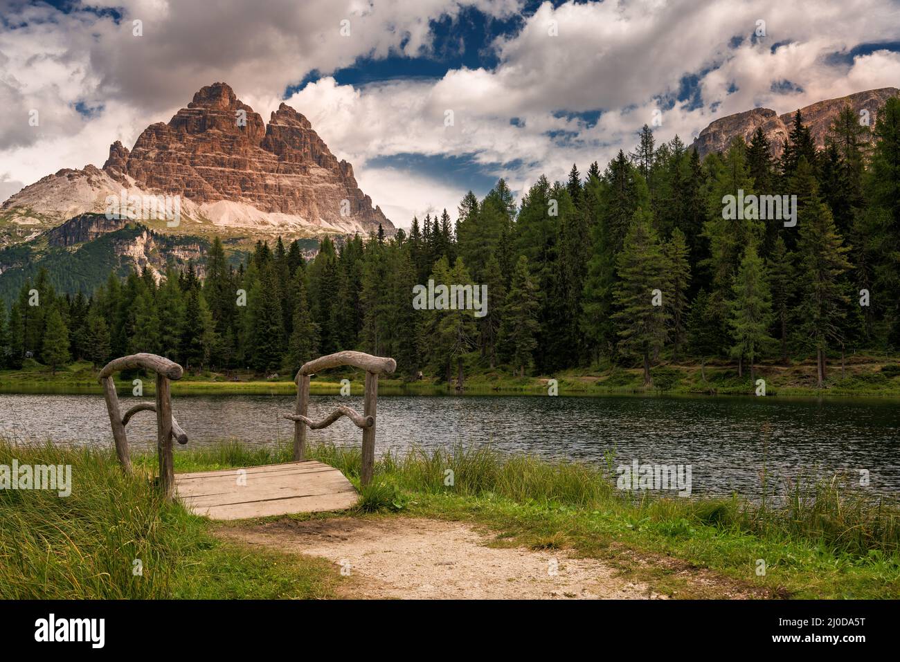 Tyrol du Sud - Dolomites. Banque D'Images