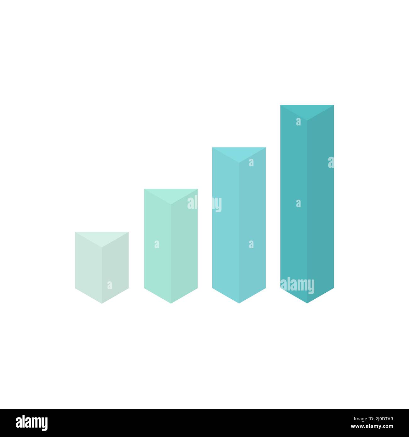 Ensemble de graphiques isométriques, de pyramides et de secteurs. Symboles d'analyse professionnelle colorés pour les rapports et les présentations. Illustration de Vecteur