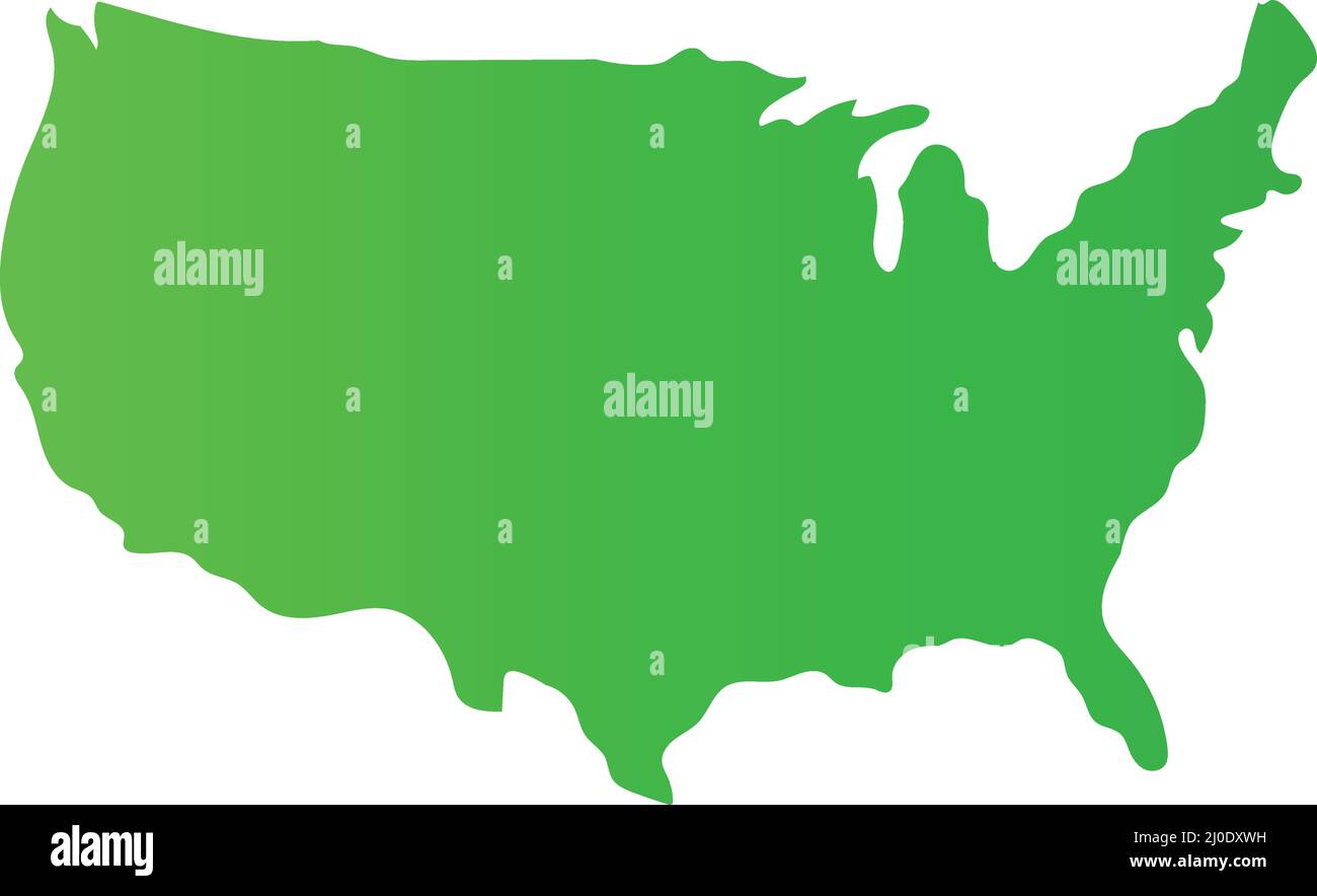 Carte des Amériques. Vecteur modifiable. Illustration de Vecteur