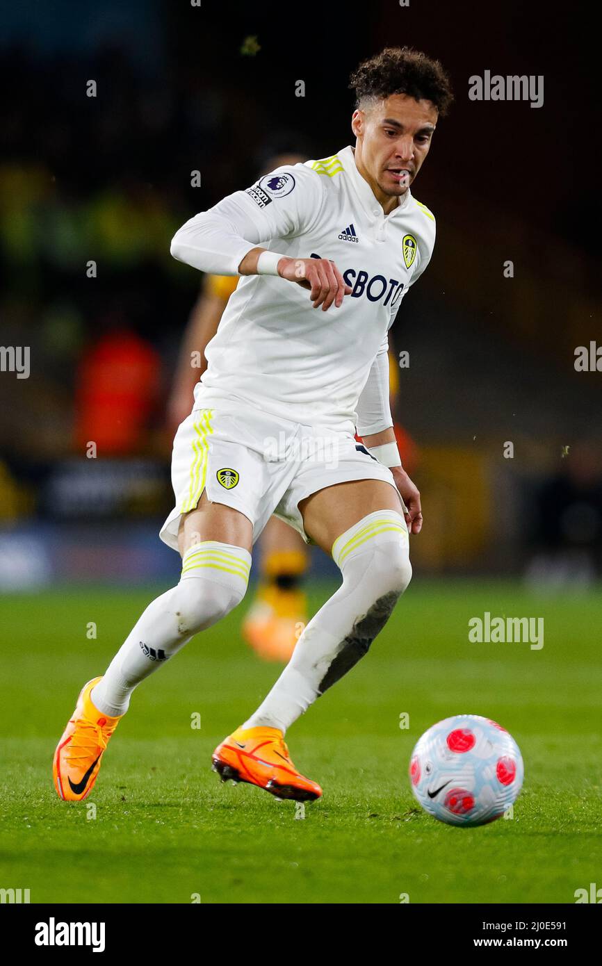 Wolverhampton, Royaume-Uni. 18th mars 2022. 18th mars 2022 ; Molineux Stadium, Wolverhampton, West Midlands, Angleterre ; Premier League football; Wolverhampton Wanderers contre Leeds United; Rodrigo de Leeds United Credit: Action plus Sports Images/Alay Live News Banque D'Images