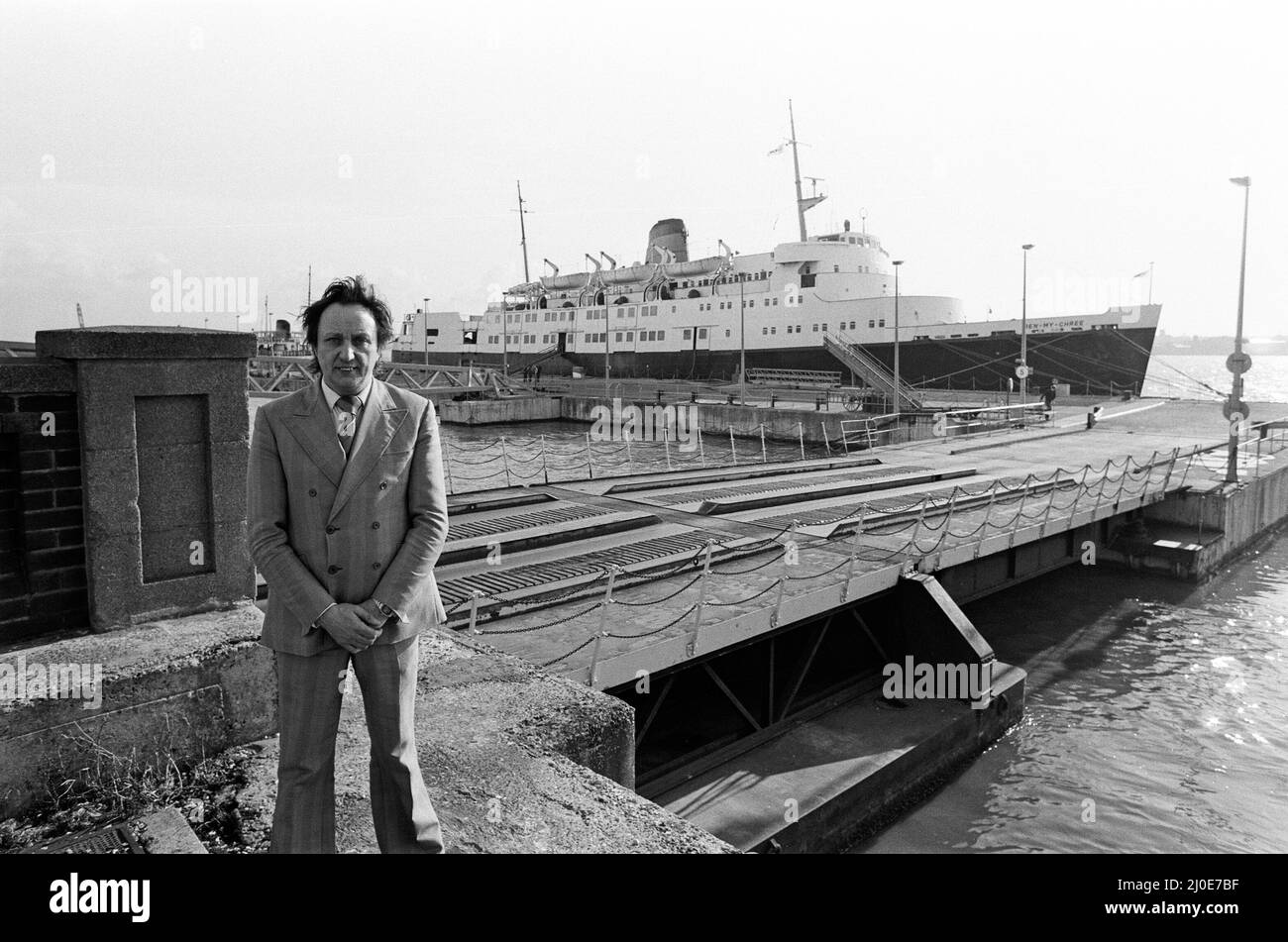 Comédien Ken Dodd à Liverpool. 4th avril 1979. Banque D'Images
