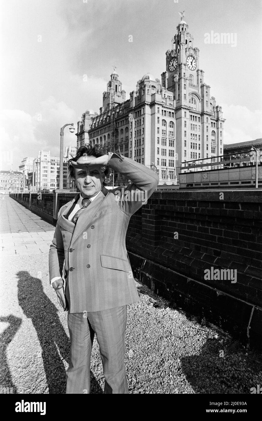 Comédien Ken Dodd à Liverpool. 4th avril 1979. Banque D'Images