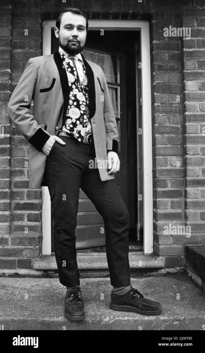 PC Roger Cox vu ici habillé comme un garçon de peluche. 17th janvier 1979 Banque D'Images