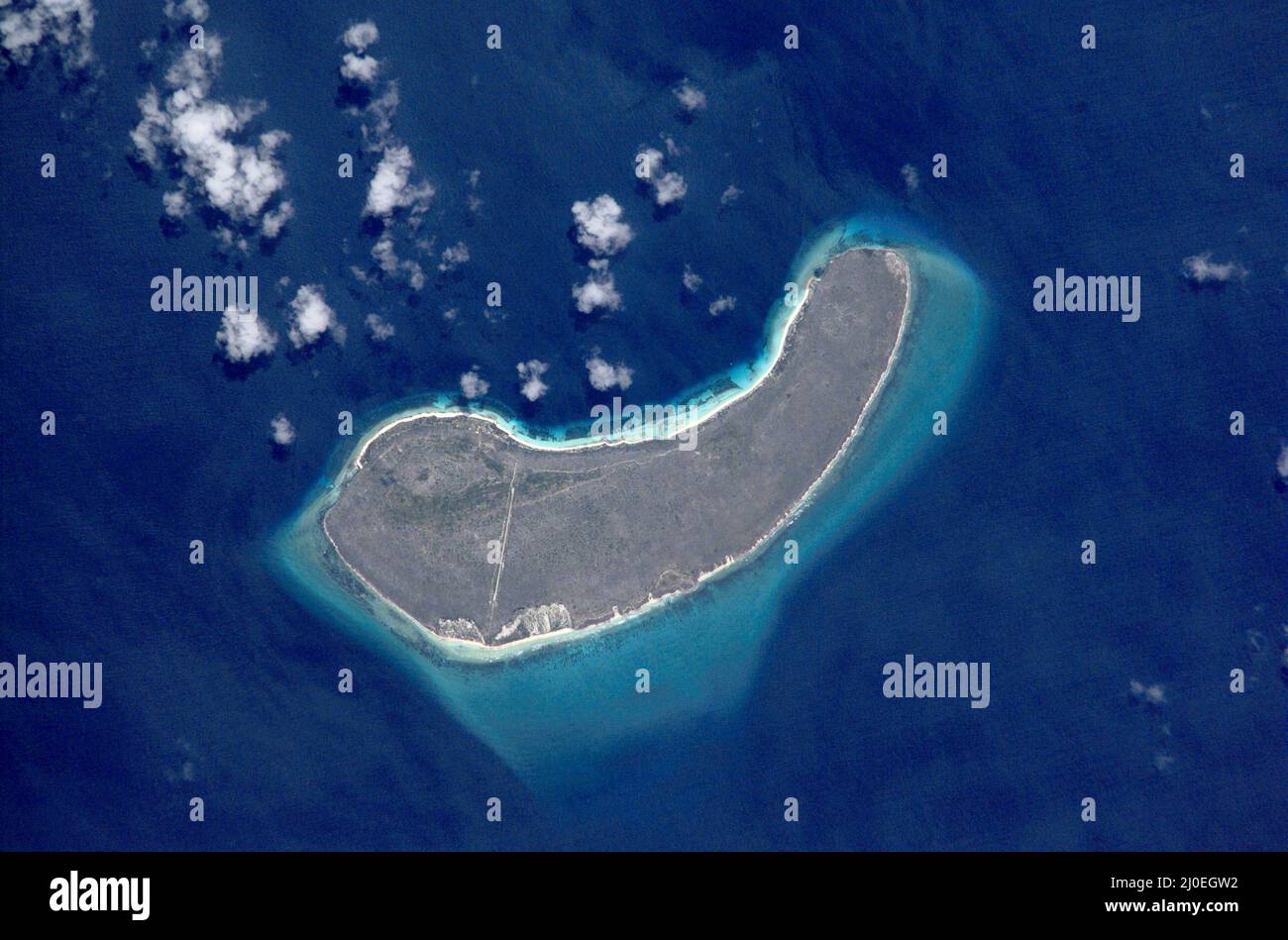 Île Assomption, Seychelles Banque D'Images