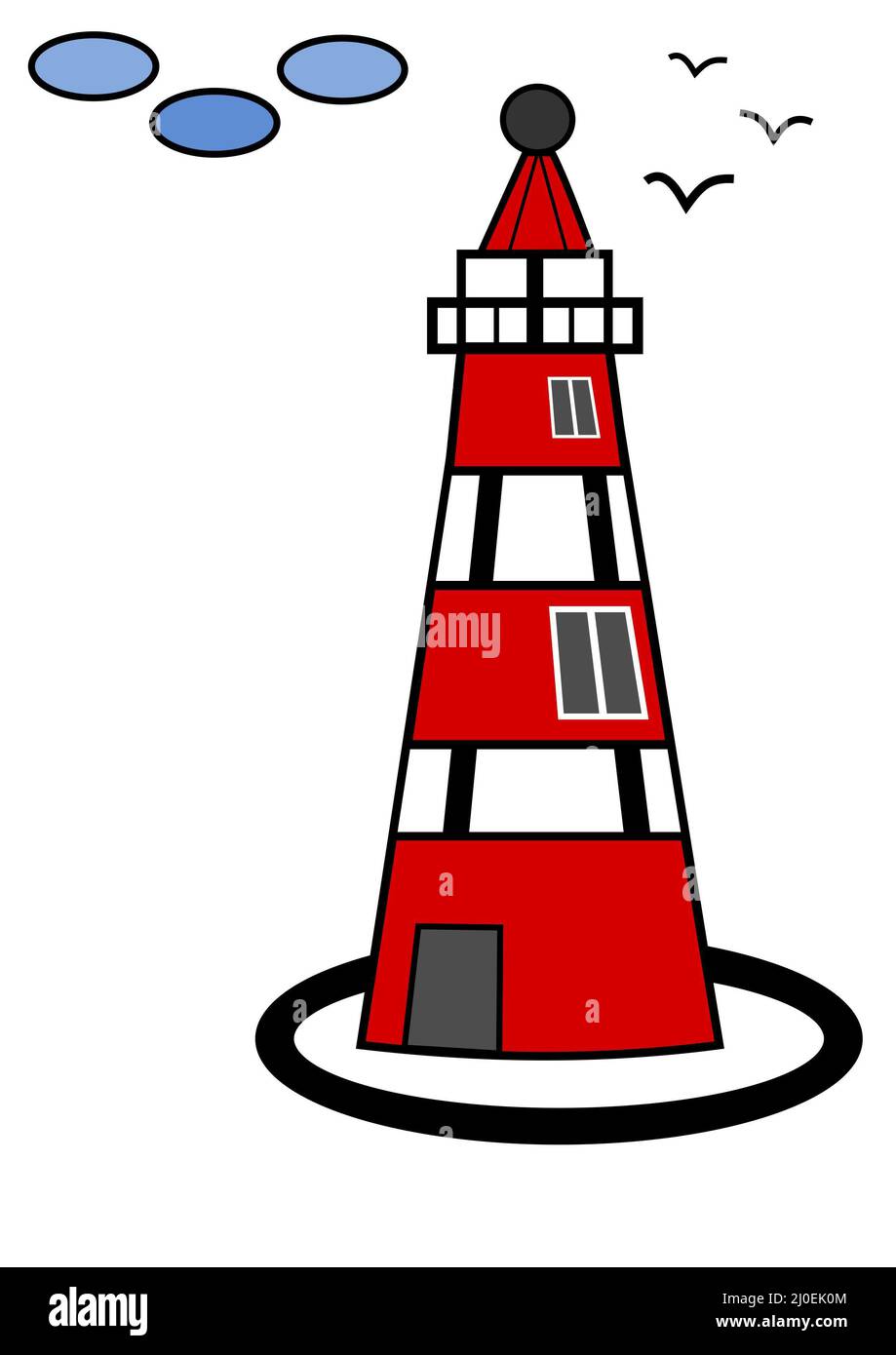 Phare Banque D'Images