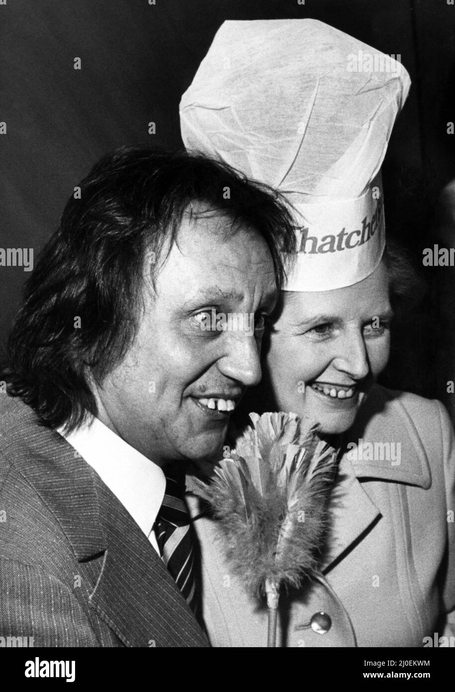 Ken Dodd et Margaret Thatcher. 10th juin 1978. Banque D'Images