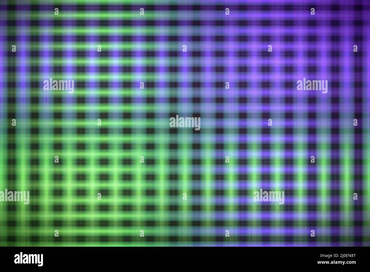 Fond de grille flou violet et vert Banque D'Images