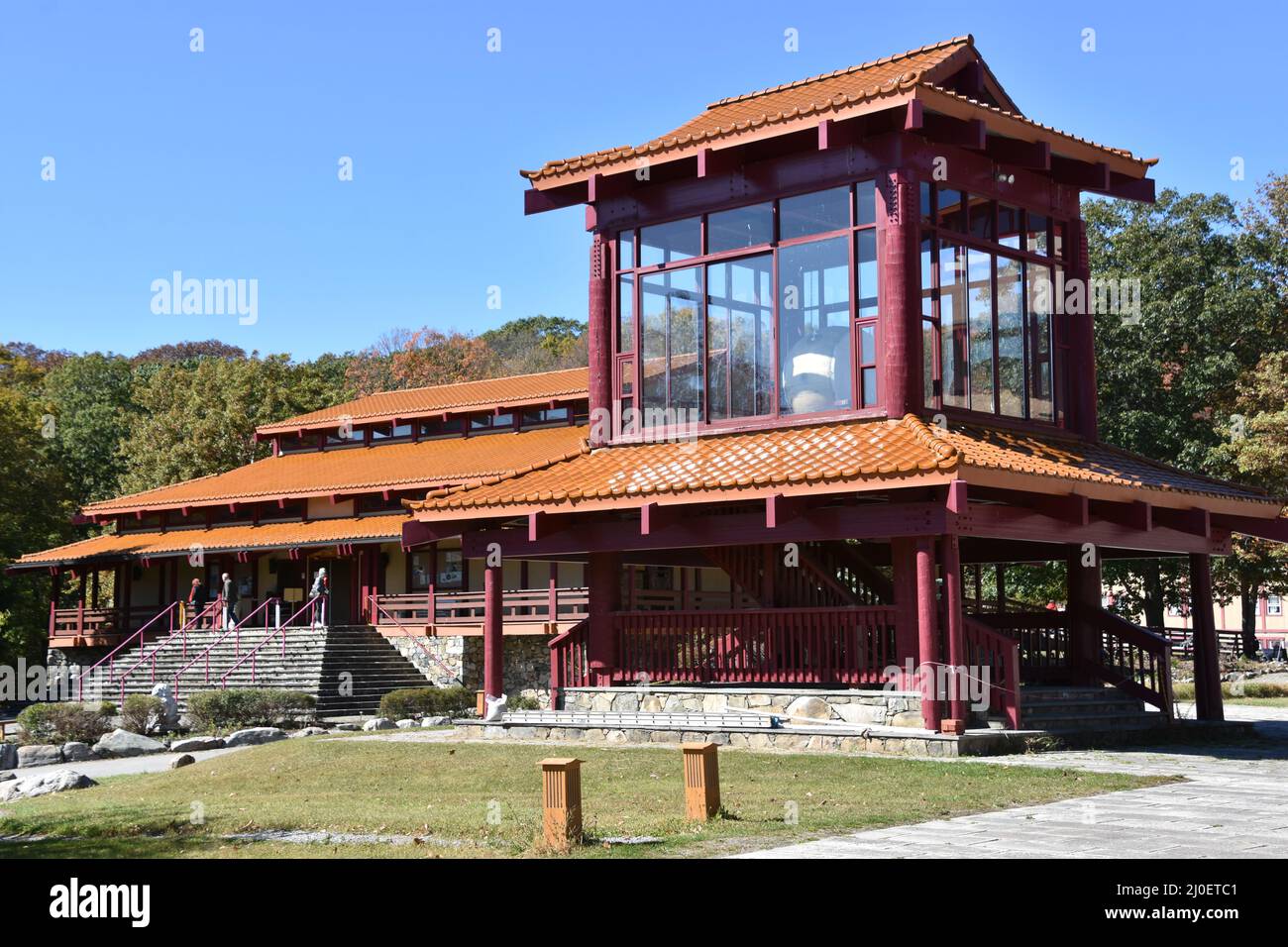 Monastère de Chuang yen à Carmel Hamlet à New York Banque D'Images