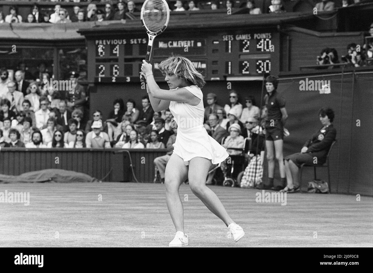 Photo Presse Vintage Navratilova – Wimbledon 1978 – Tirage 21x15 Cm – Farabola