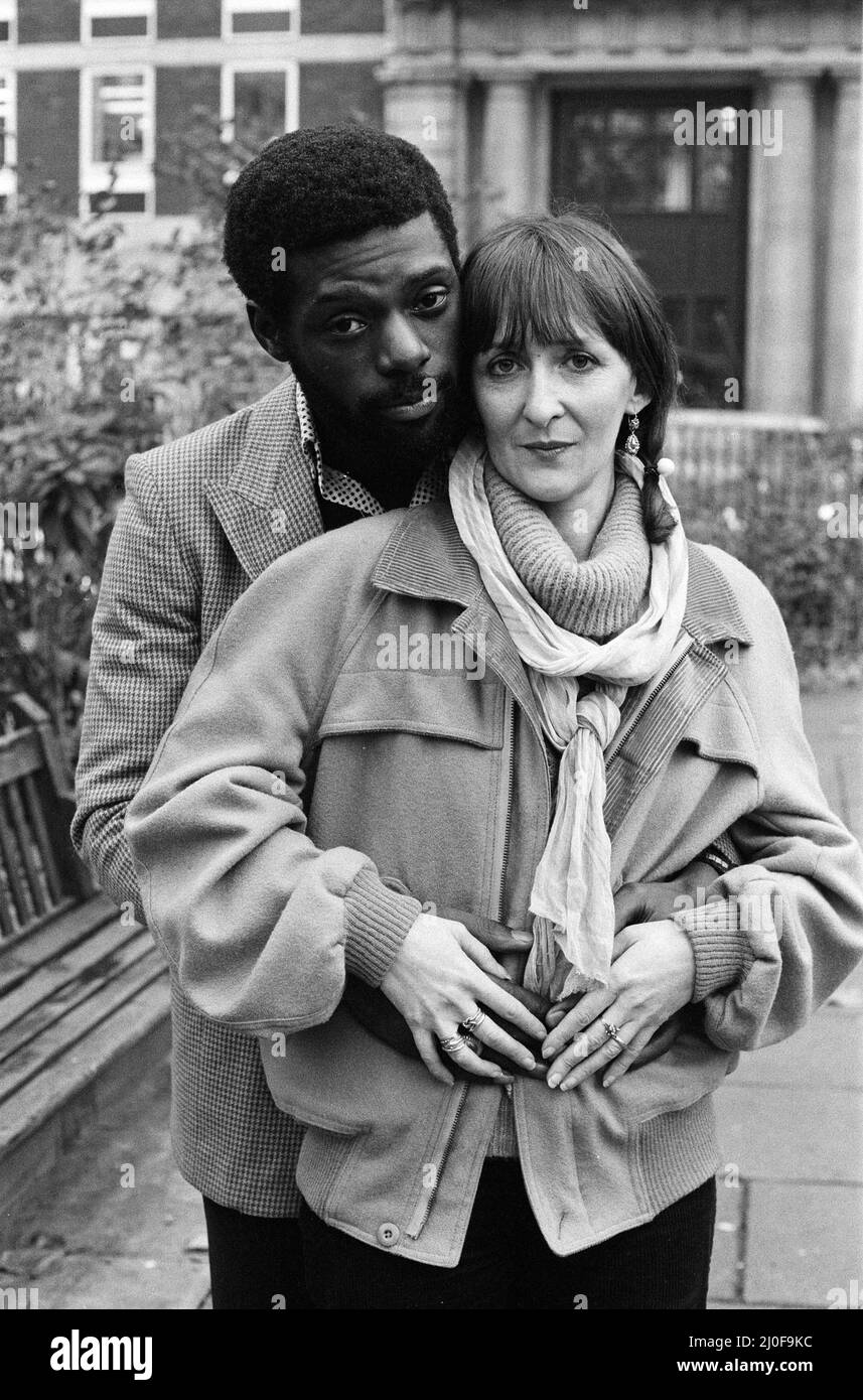 Michael et Claudine Riley, de Steel Pulse. 9th décembre 1978. Banque D'Images