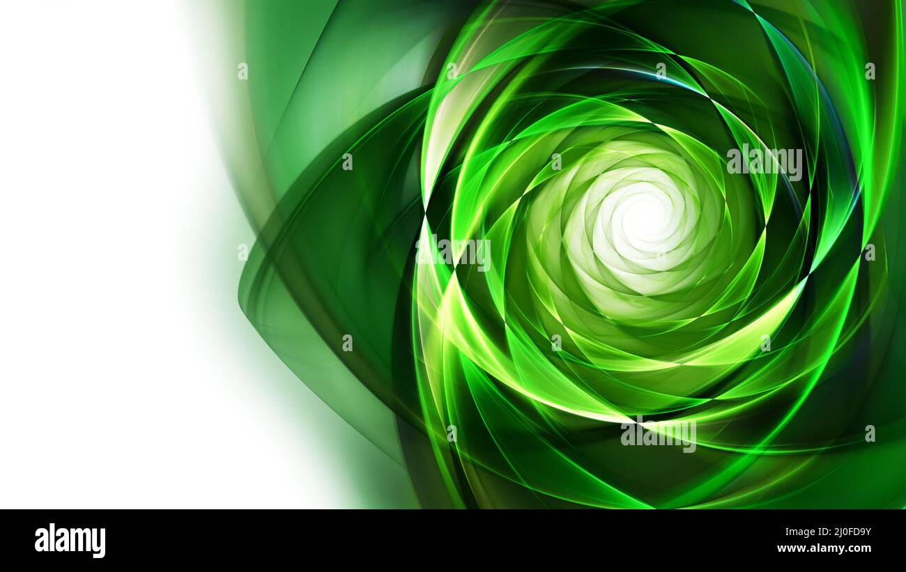 Fleur vert vif Banque D'Images