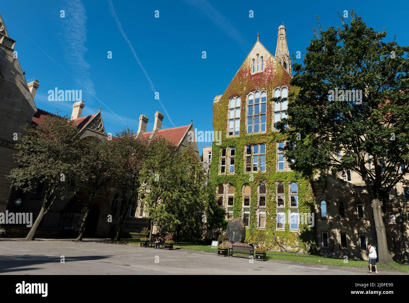 La Manchester University main campus office buildings Banque D'Images
