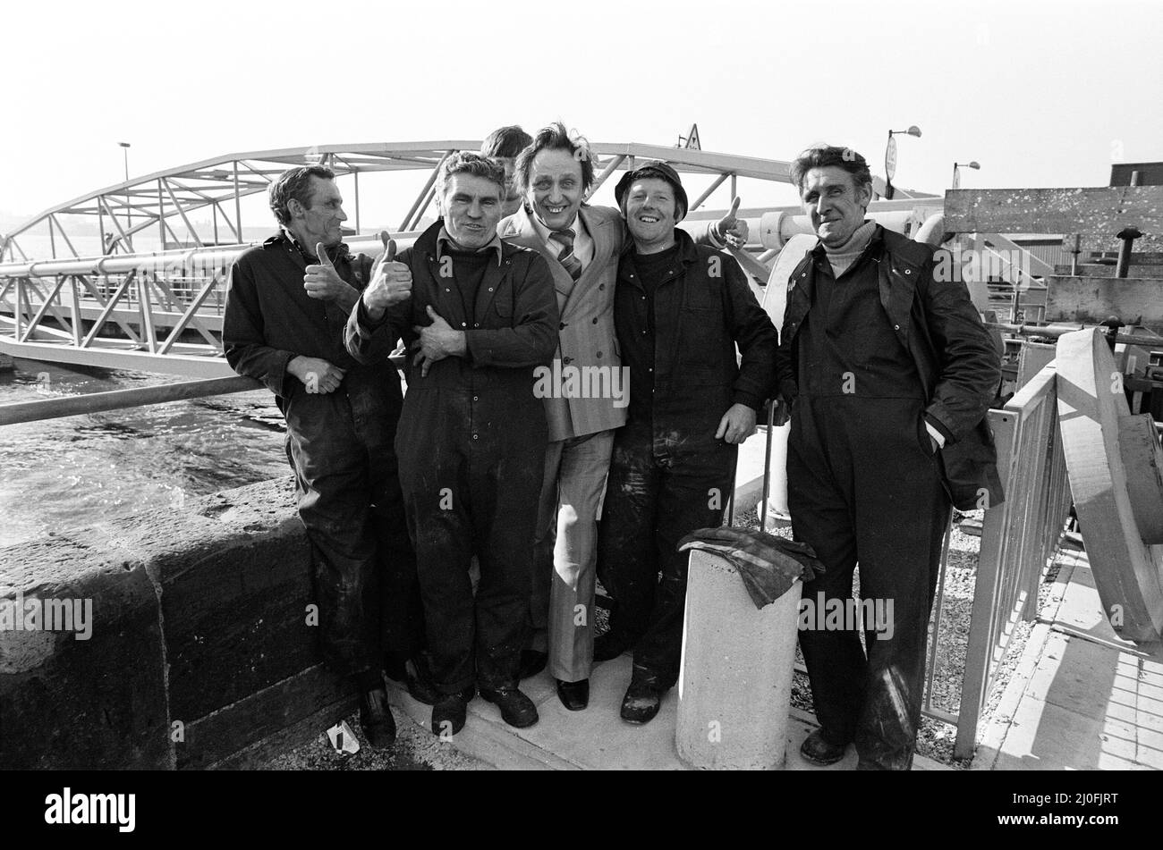 Comédien Ken Dodd à Liverpool. 4th avril 1979. Banque D'Images