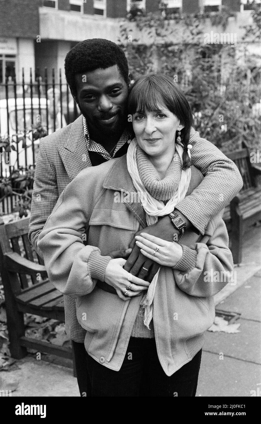 Michael et Claudine Riley, de Steel Pulse. 9th décembre 1978. Banque D'Images